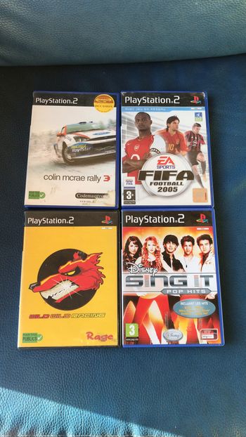 Lot 4 jeux PlayStation 2