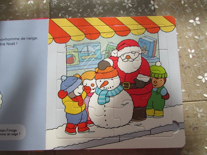 T'choupi Mon livre-puzzle de Noël - photo numéro 6