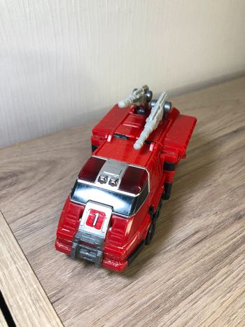 Power Rangers figurine robot Turbo Deluze Megazord rouge #1 et 1997 Bandai