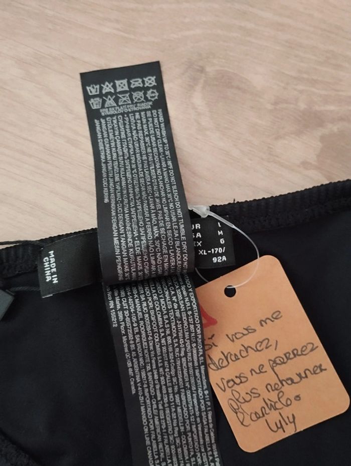 Bas de bikini noir Mango taille L - photo numéro 4