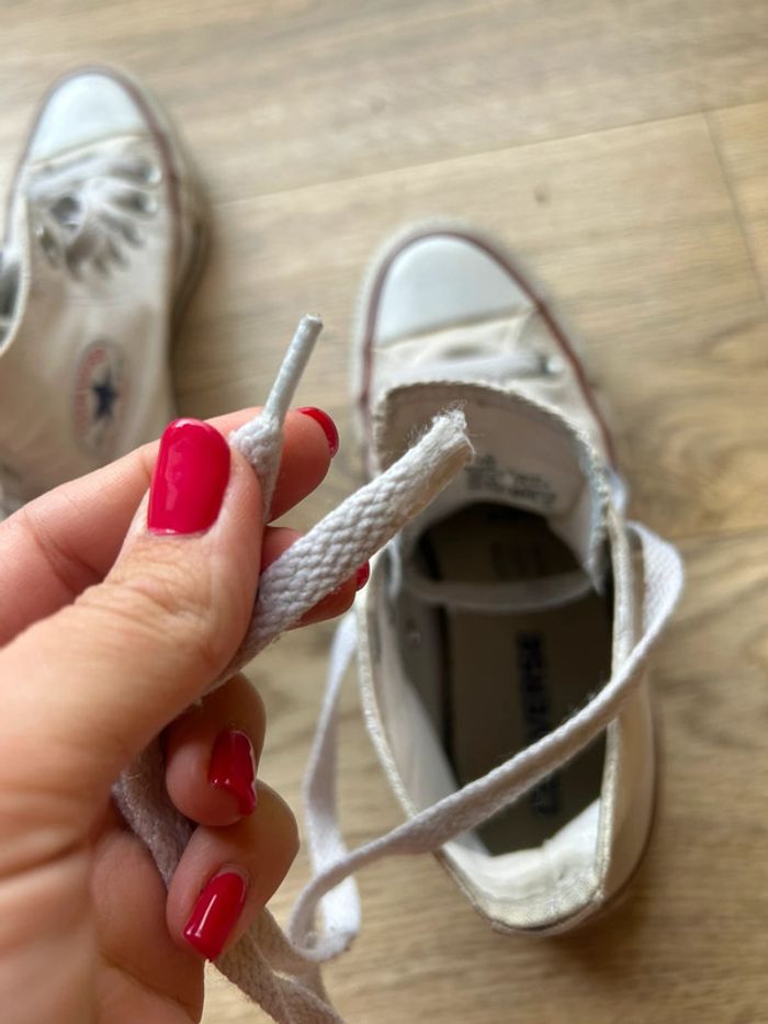 Converses blanche - photo numéro 5