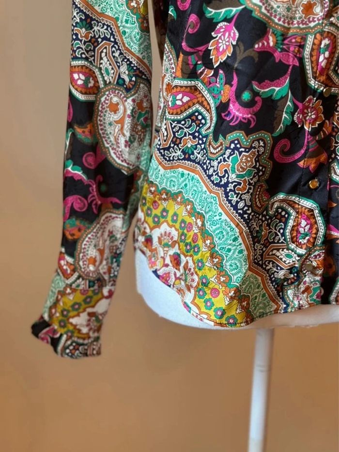 Chemise fluide imprimé Nafnaf - Taille 34 - photo numéro 8
