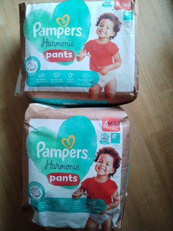 Couches Pampers harmonie pants taille 6