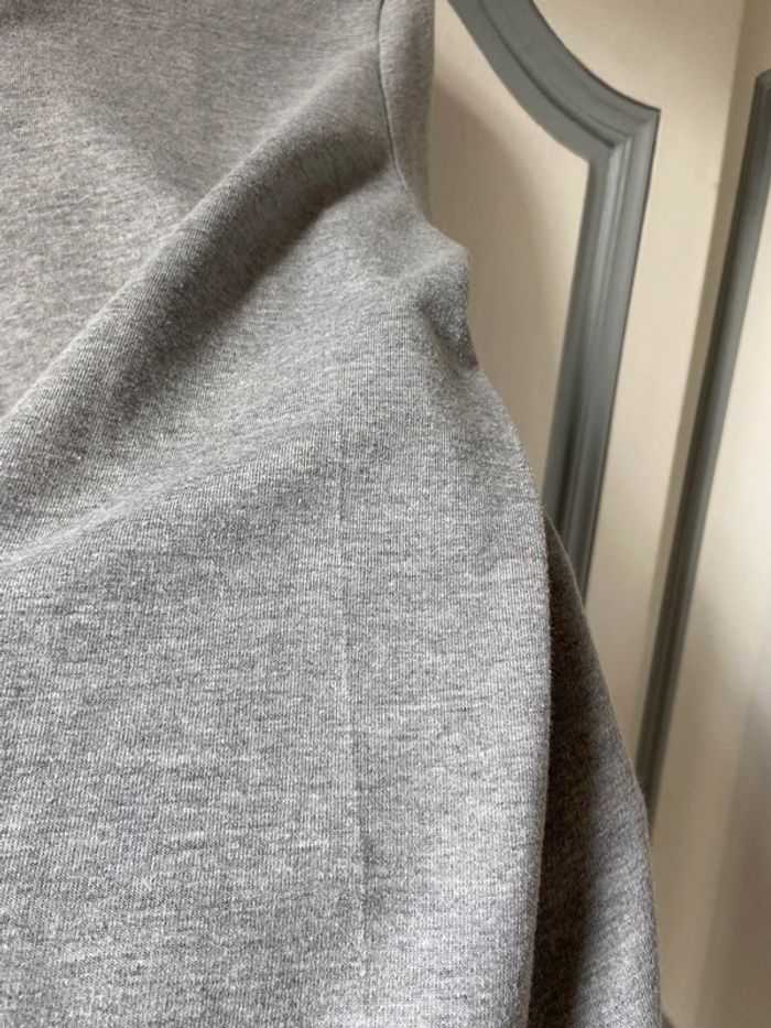 Sweat léger Pimkie gris clair col Claudine perlé taille M - photo numéro 15