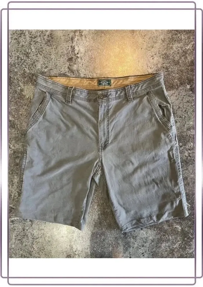 Short jean gris homme BASS&CO 36x32 Pantaloncini carpentiere uomo Zimmermannsshorts Herren