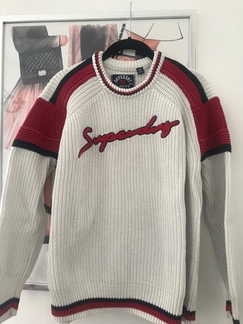 Pull Superdry biker moto cross M