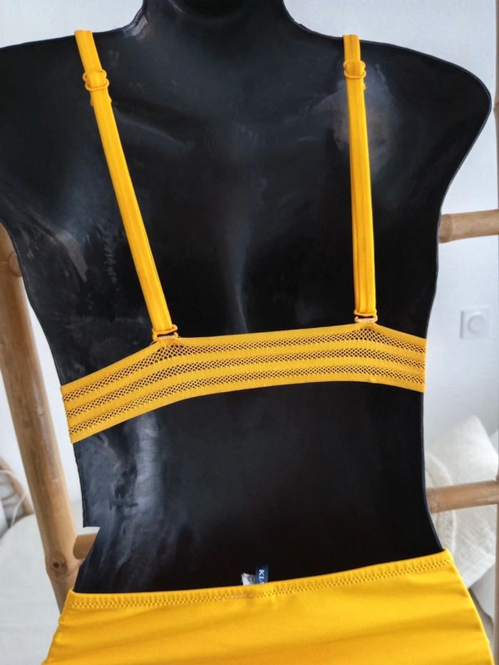 Maillot de bain 2 pièces jaune L / XL - photo numéro 5