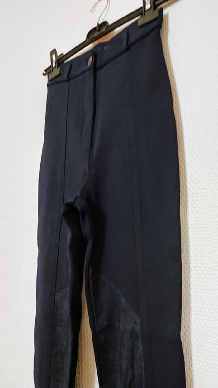 Pantalon legging taille haute en polyamide lycra et daim taille 36 marque absolue - photo numéro 2