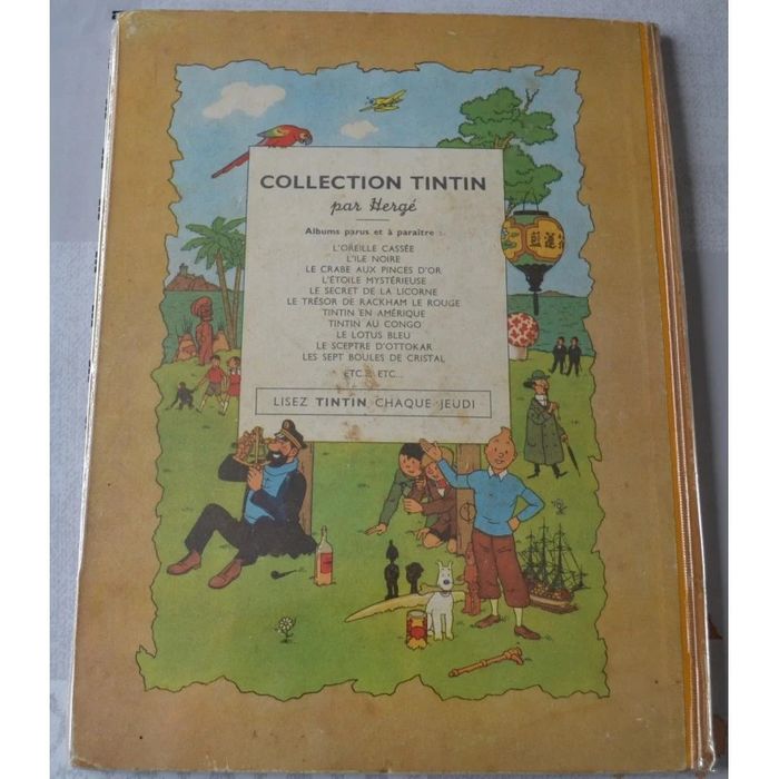 Tintin Les 7 boules de Cristal EO B2 1948 - photo numéro 2