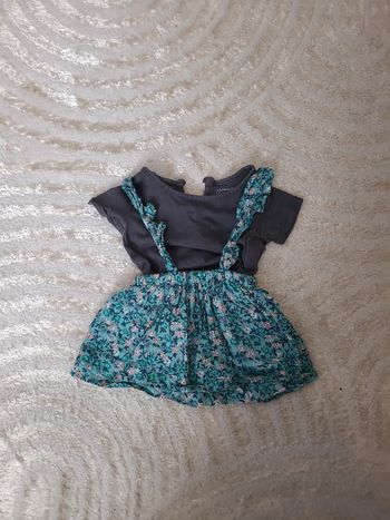 Ensemble jupe à bretelles