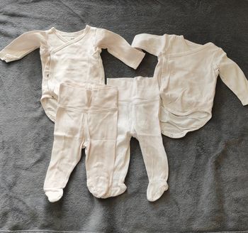 Lot de 2 bodies + 2 leggings H&M - 3 mois fille