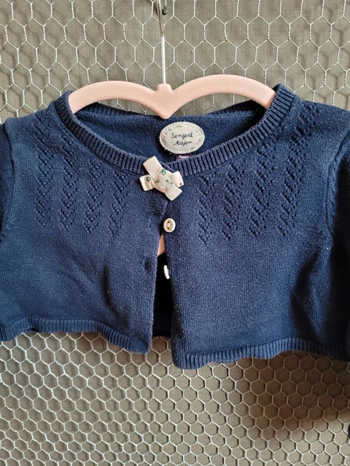 Boléro marine Sergent Major 2 ans - photo numéro 2