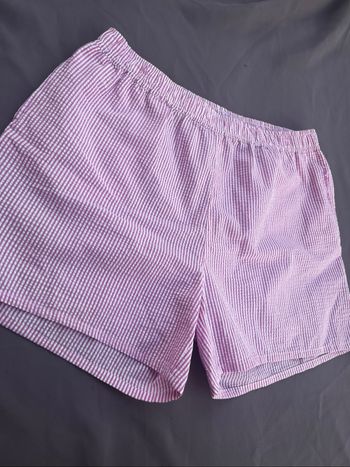 Short léger à rayure