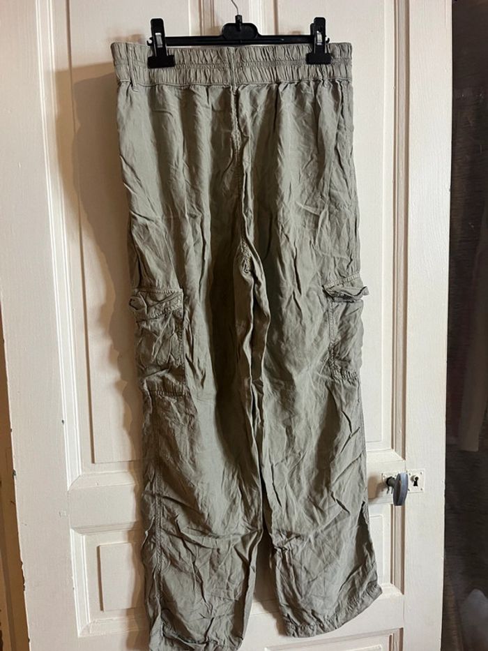 Pantalon cargo fluide in extenso taille 42 kaki - photo numéro 7