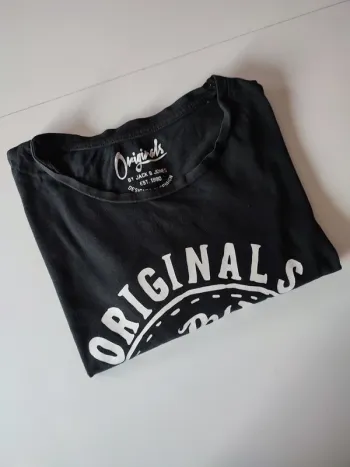 T-shirt noir Jack & Jones Originals – Taille XL