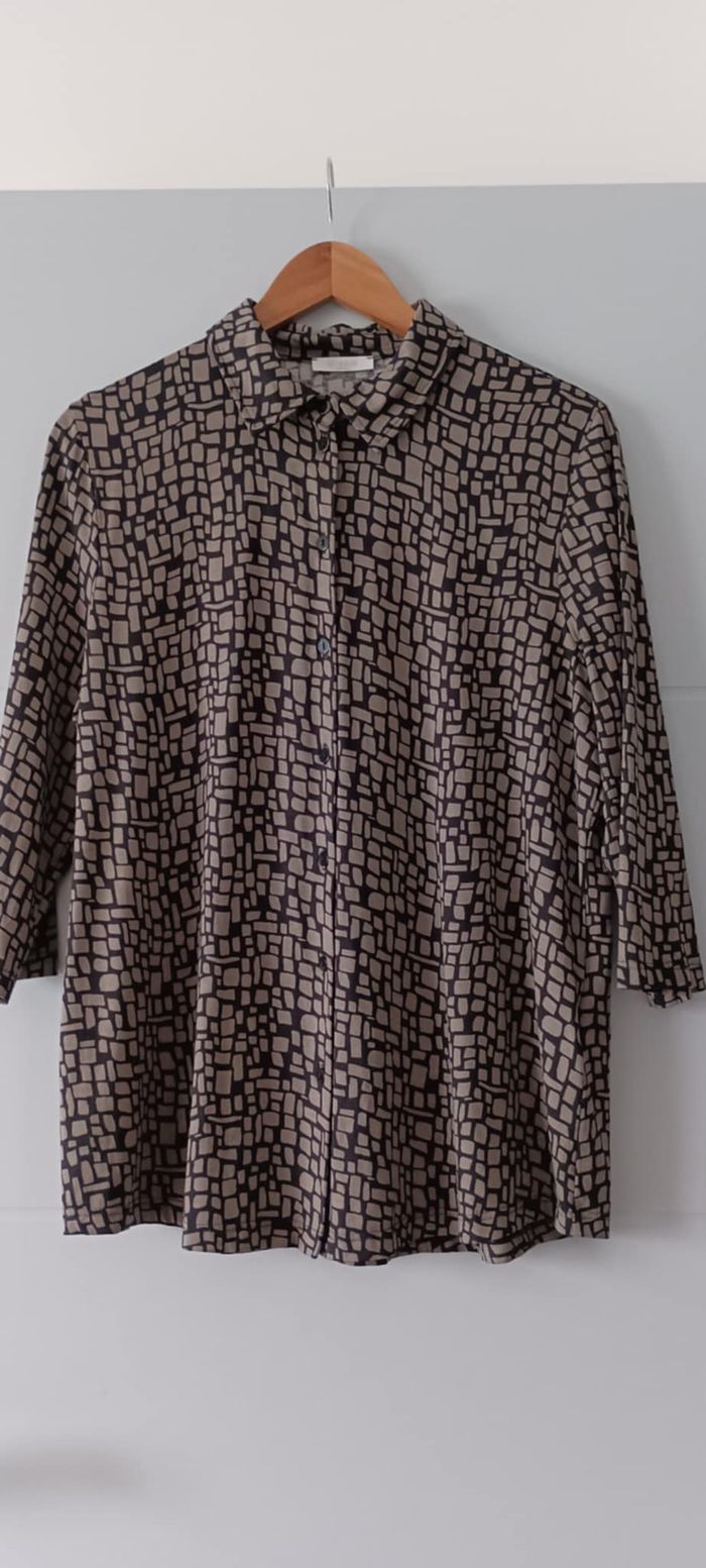 Chemise imprimée manches 3/4 "Efixelle" Taille 46