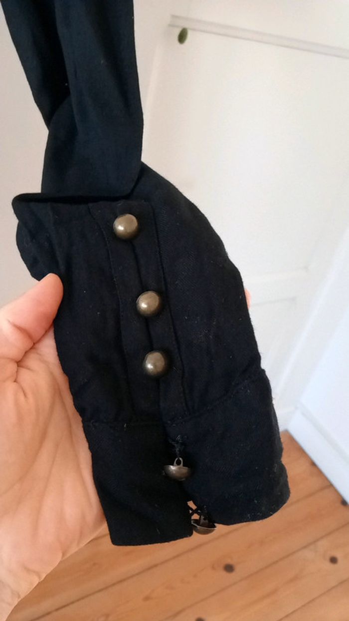 Robe noire avec ceinture - photo numéro 2