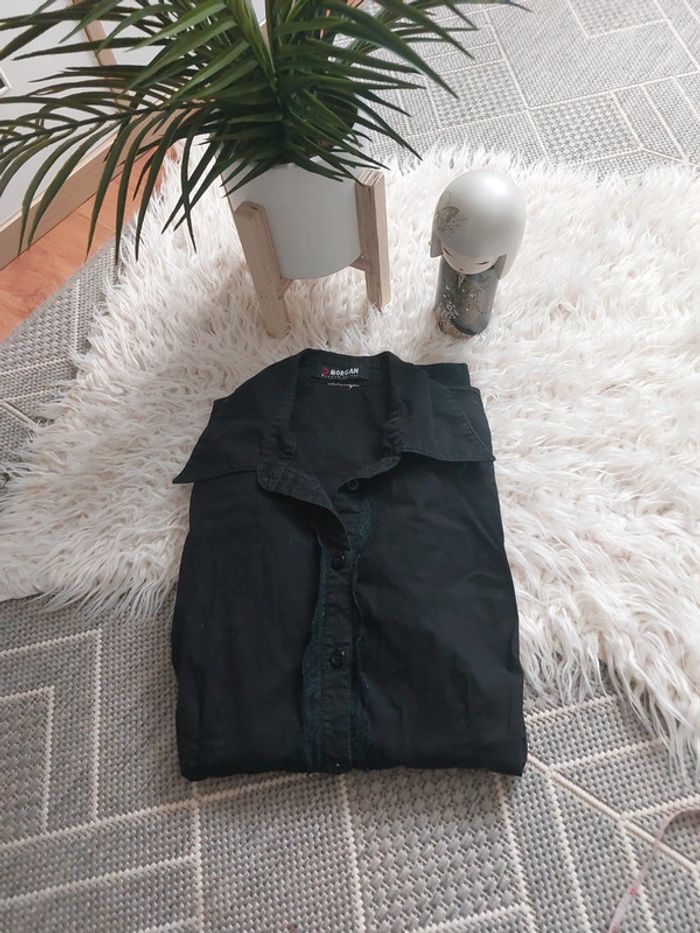 Chemise Morgan noire taille M / 38 très bon état