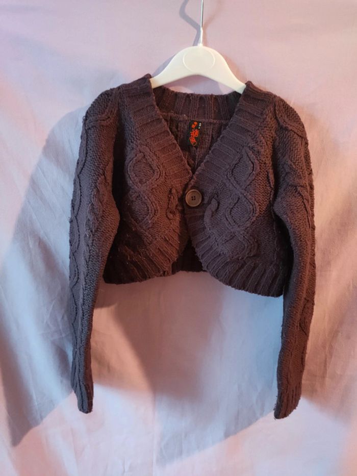 Bolero torsadé fille 6 ans