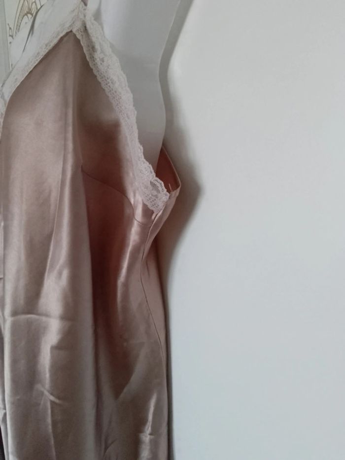 Nuisette satin champagne taille 44/46 - photo numéro 4