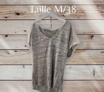 T-shirt avec dentelles