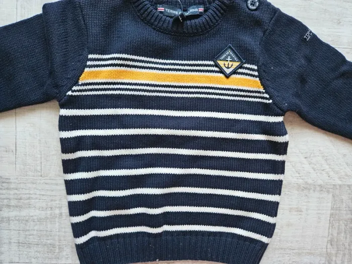 Pull neuf terre de marins 9 mois - photo numéro 2
