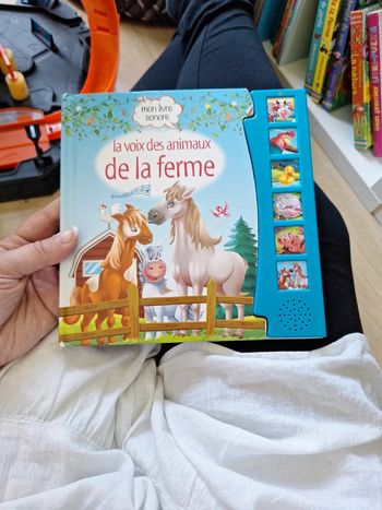 Livre sonore les voix des animaux de la ferme