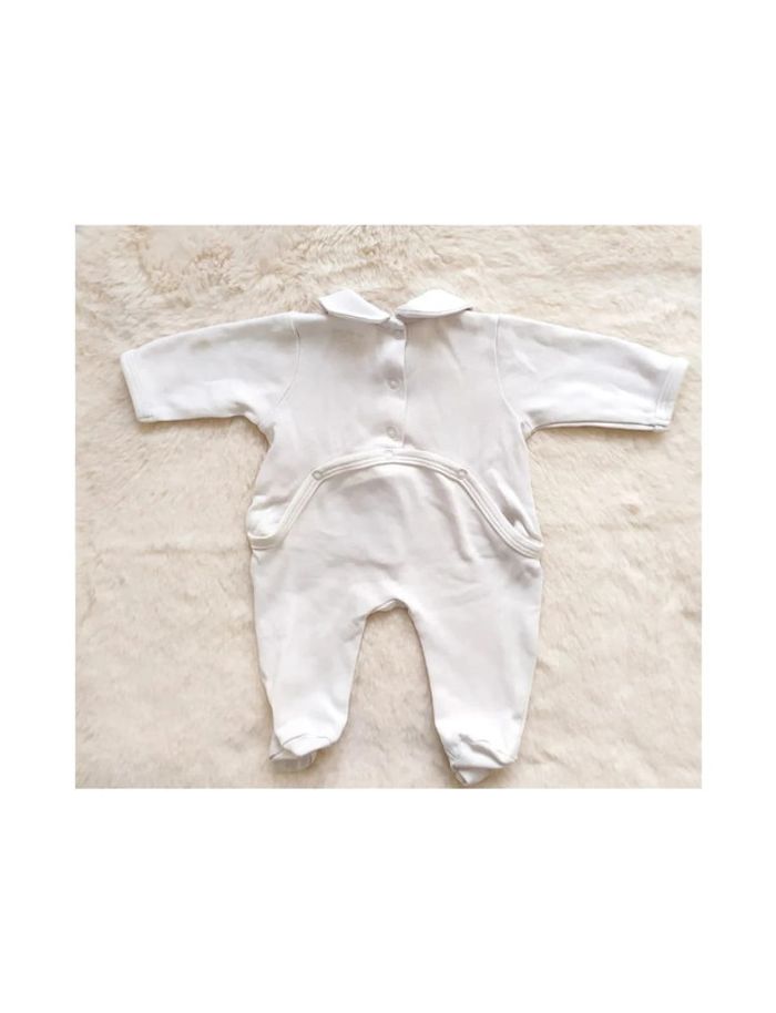 Pyjama naissance unisexe garçon fille en coton épais bio taille naissance = 50 cm - photo numéro 3