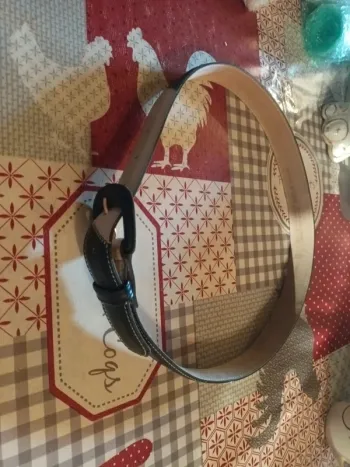 Ceinture femme véritable cuir vachette longueur 80 cm