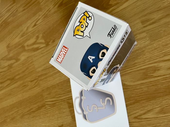 Funko Pop Marvel Avengers Endgame Captain America - photo numéro 5