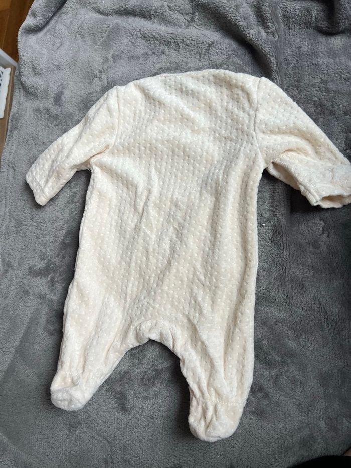 Pyjama velours 0 mois - photo numéro 3