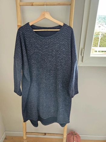 Robe chevrons bleu marine 46/48