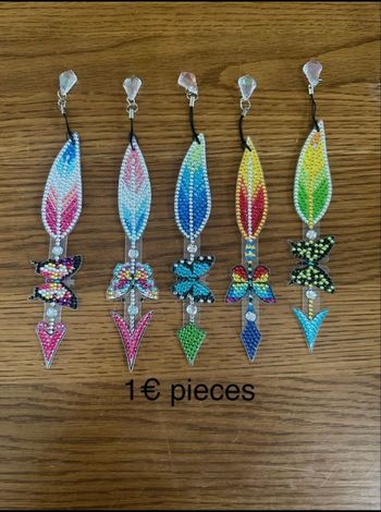 Marque page peinture diamant