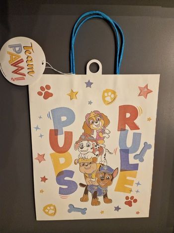 Enbalage cadeau paw patrol papier