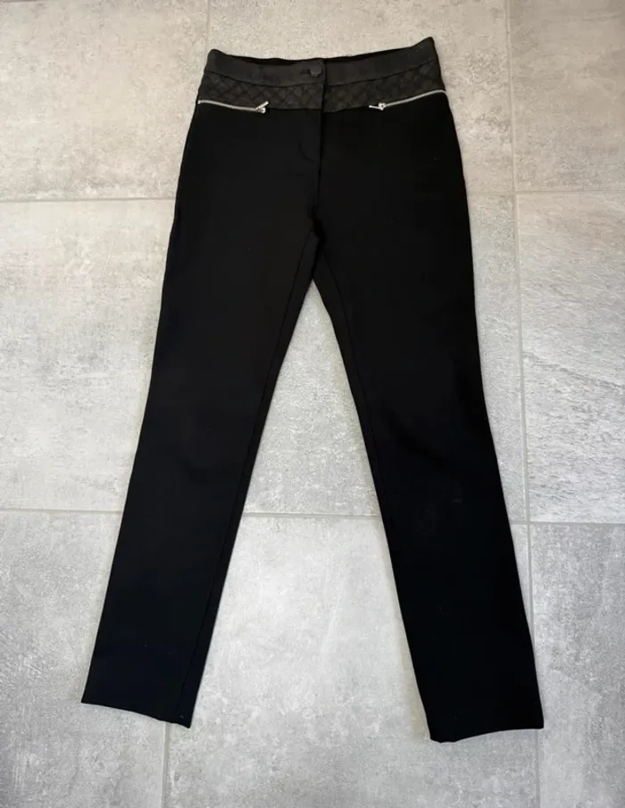 Legging Absolu Paris femme noir taille 36 parfait état - photo numéro 2