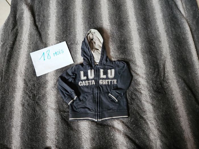 Gilet 18 mois lulu castagnettes tbe