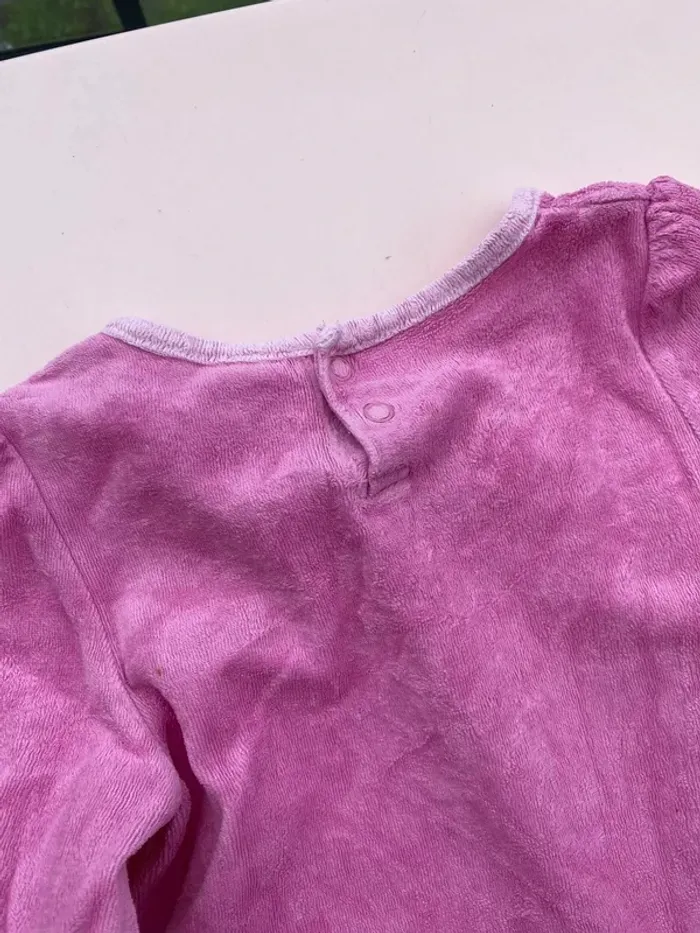 Beau pyjama chemise de nuit velour 3 ans princesse - photo numéro 7