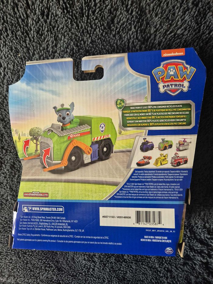 Véhicule avec Figurine Rocky Paw Patrol Pat’Patrouille - photo numéro 3
