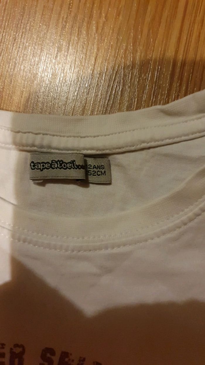 tee shirt tape a l oeil 12 ans garçon - photo numéro 3