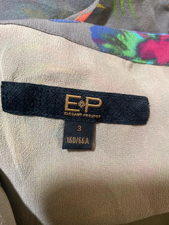 Magnifique combinaison élégant prosper soie florale 2 - photo numéro 5