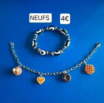 Lot de 2 bracelets NEUFS pour fille ou femme