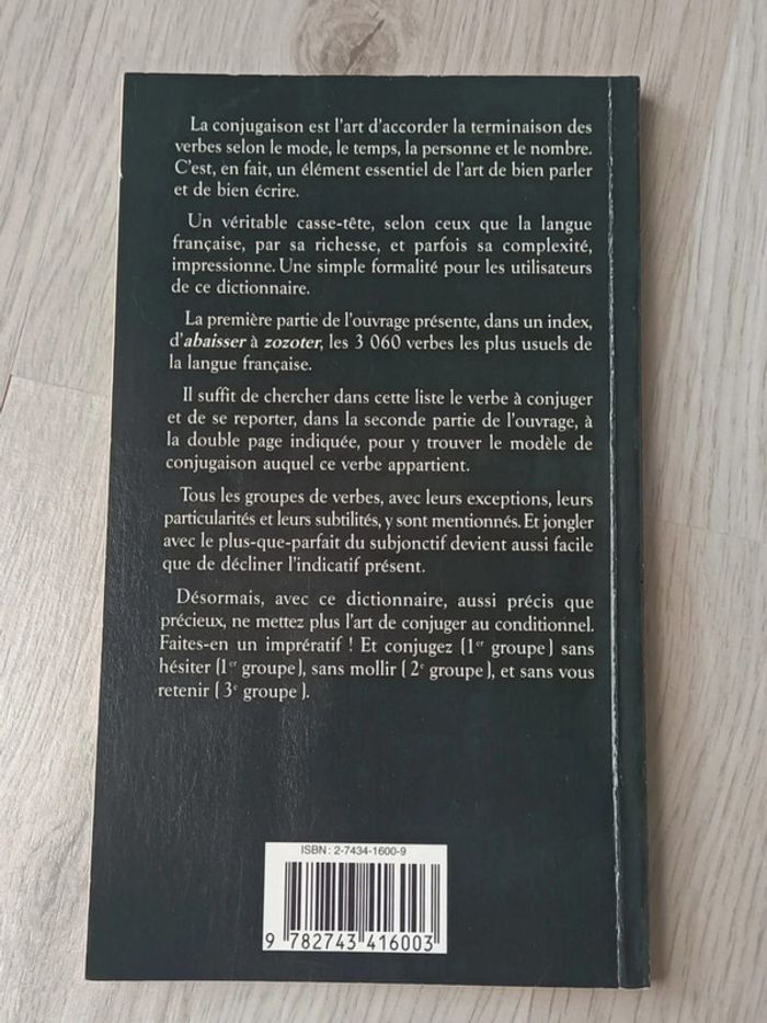 livre Dictionnaire des conjugaisons - photo numéro 4