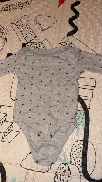 Body manches longues 12 mois 