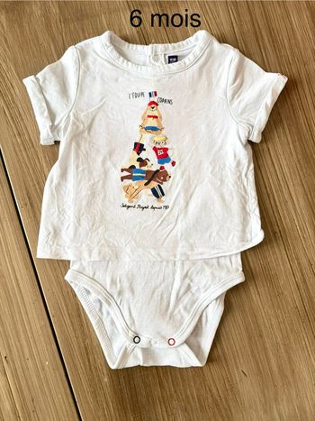 Body t shirt intégré