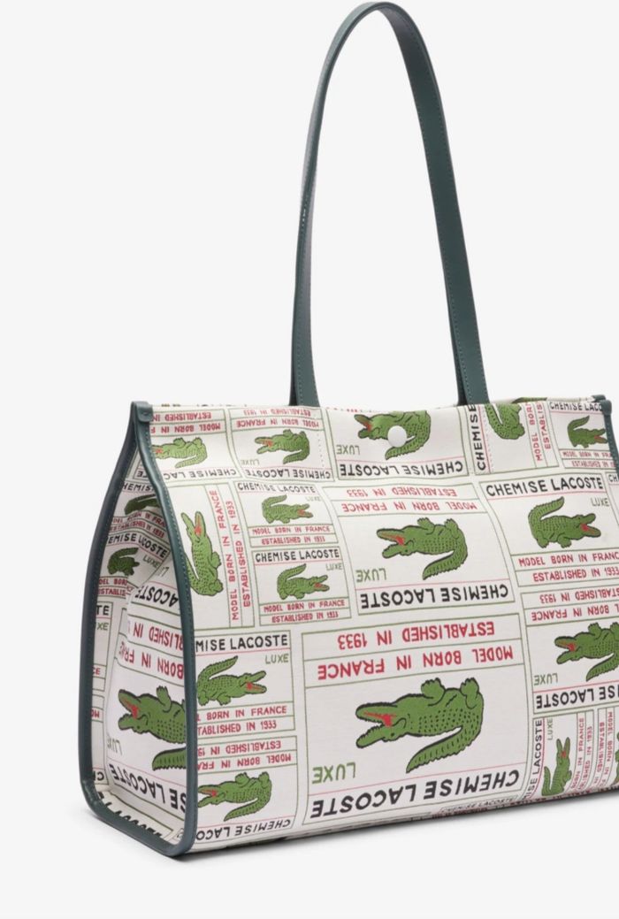 Grand Sac lacoste cabas Héritage Jacquard original neuf - photo numéro 10