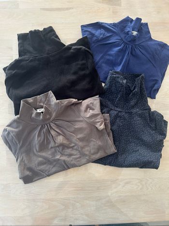 Lot de 4 sous-pulls 6 ans