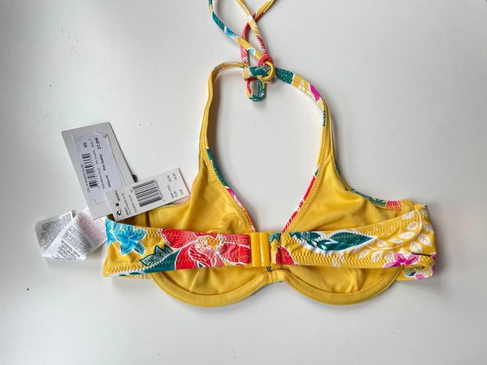 Haut de maillot de bain jaune rip curl XS - photo numéro 2