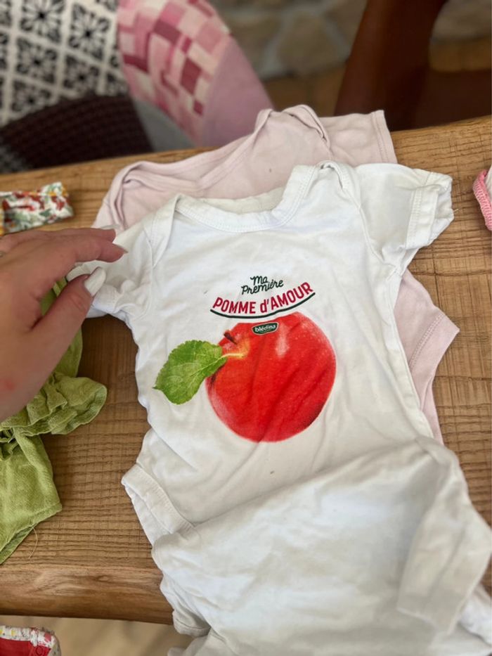 Lot vêtements 6 9 mois été fille robe barboteuses gilet sergent major pyjama Jacadi - photo numéro 10