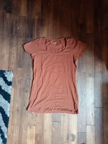 2 Tee-shirt marron femme