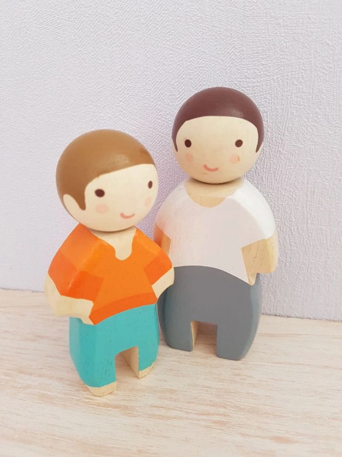 2 figurines en bois Tender leaf toys - photo numéro 12